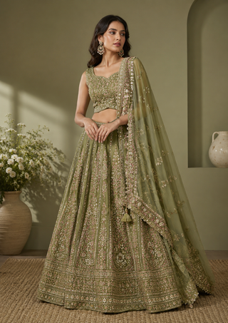Mehendi Lehengas