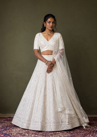 White Lehengas