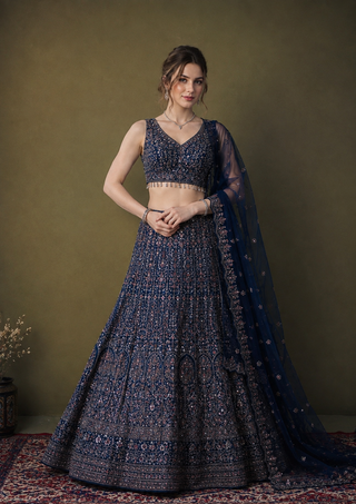 Blue Lehengas