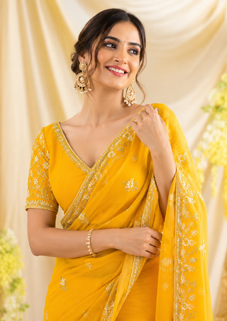 Haldi Sarees