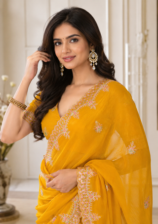 Yellow Sarees