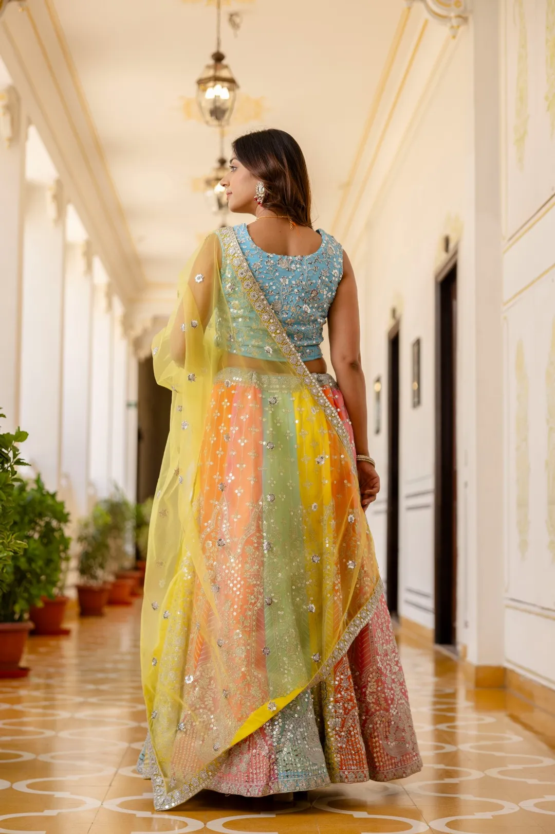 Starfall Luxe Sequin Georgette Lehenga