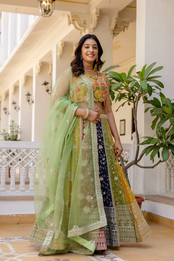 Varnika Sequin Georgette Lehenga
