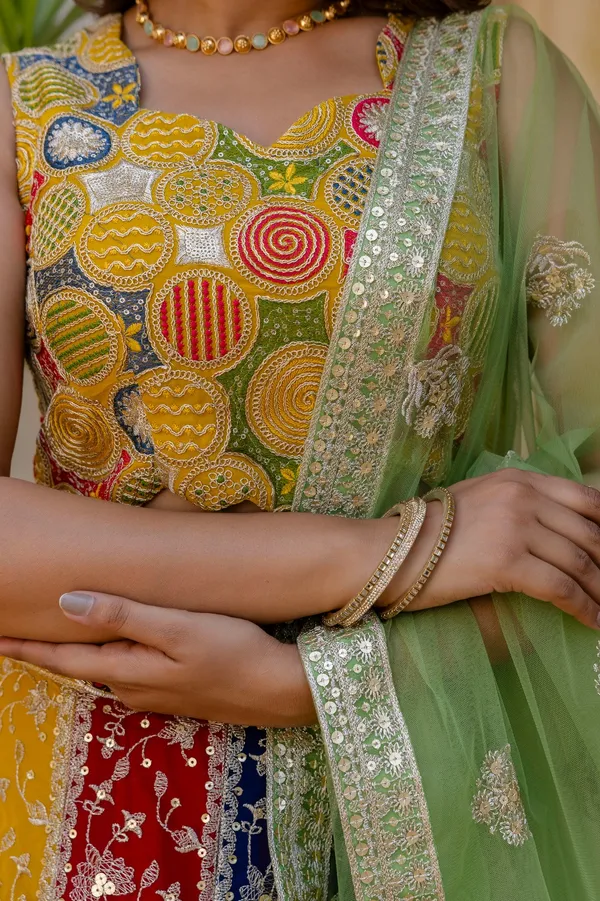 Varnika Sequin Georgette Lehenga
