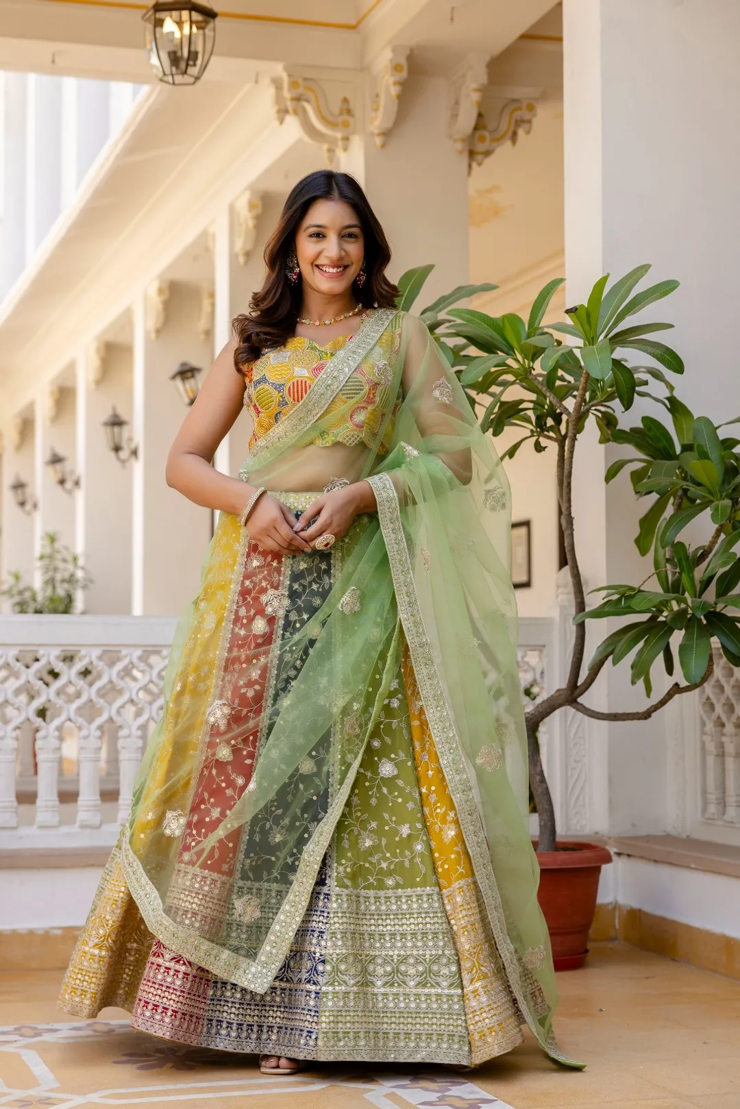 Varnika Sequin Georgette Lehenga