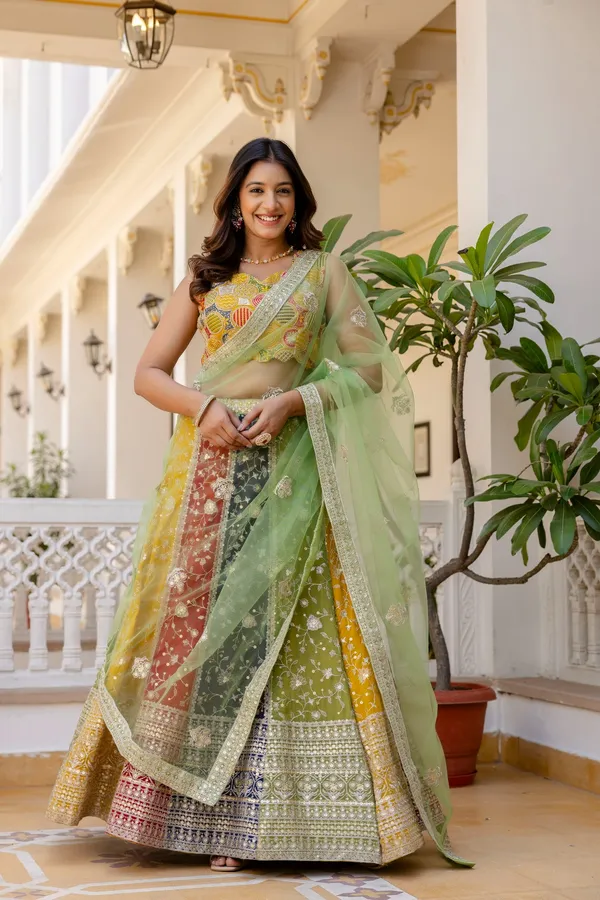 Varnika Sequin Georgette Lehenga