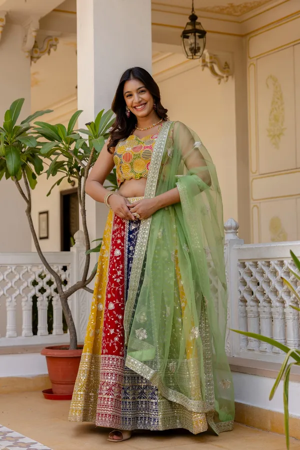 Varnika Sequin Georgette Lehenga