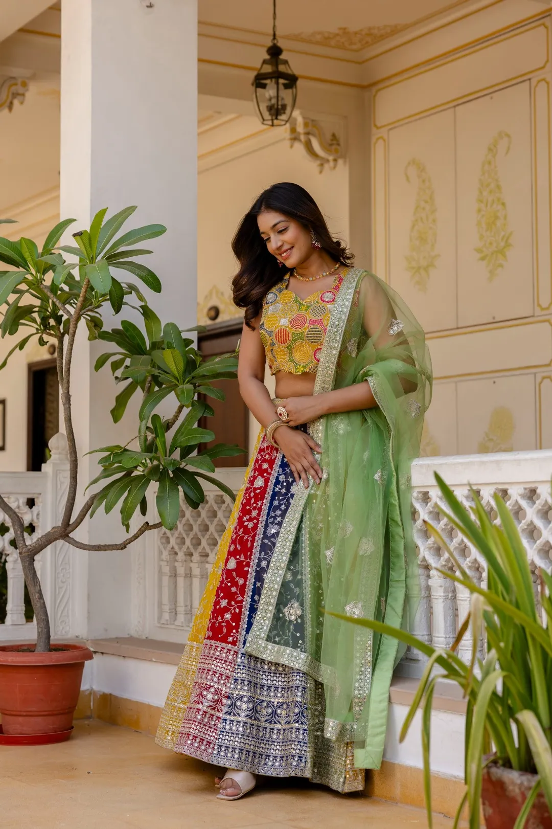 Varnika Sequin Georgette Lehenga