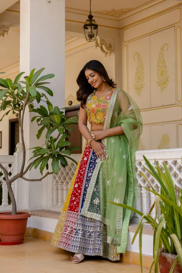 Varnika Sequin Georgette Lehenga