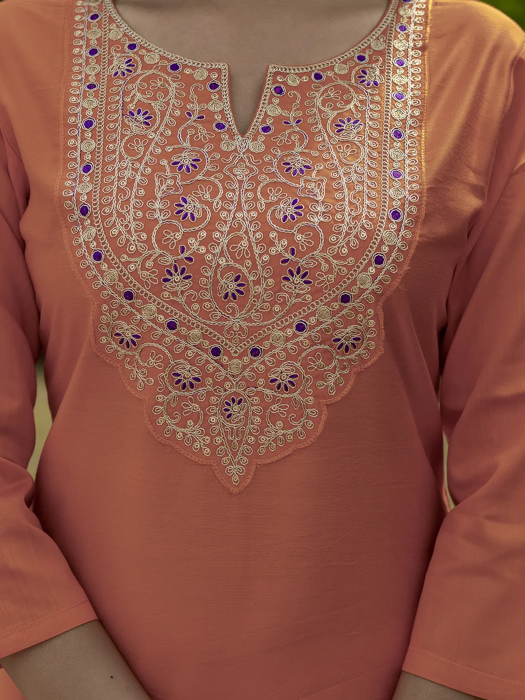 Kurti Pant Set with Taby Dupatta for Women