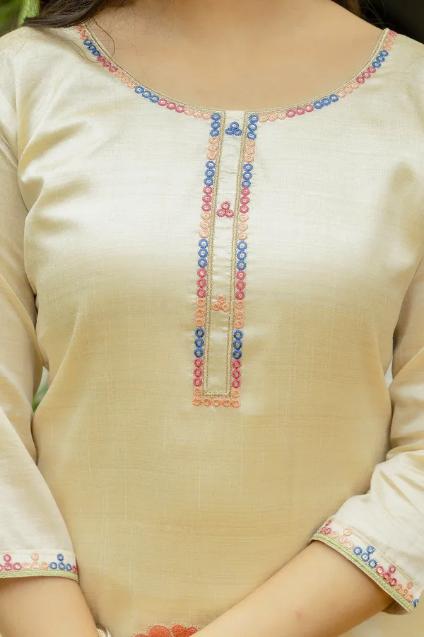 Elegant Camel Shade Salwar Suit Set
