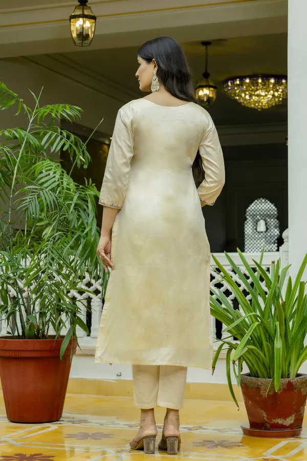 Elegant Camel Shade Salwar Suit Set