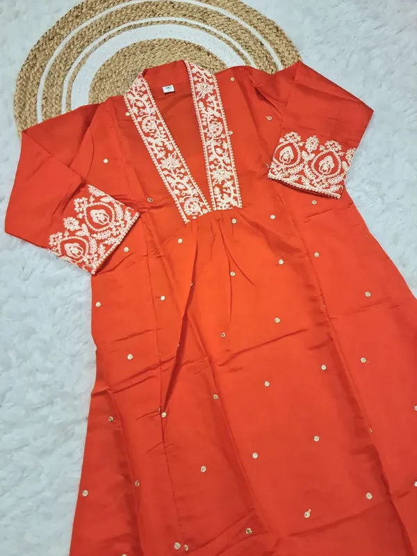 Orange Radiance Salwar Suit
