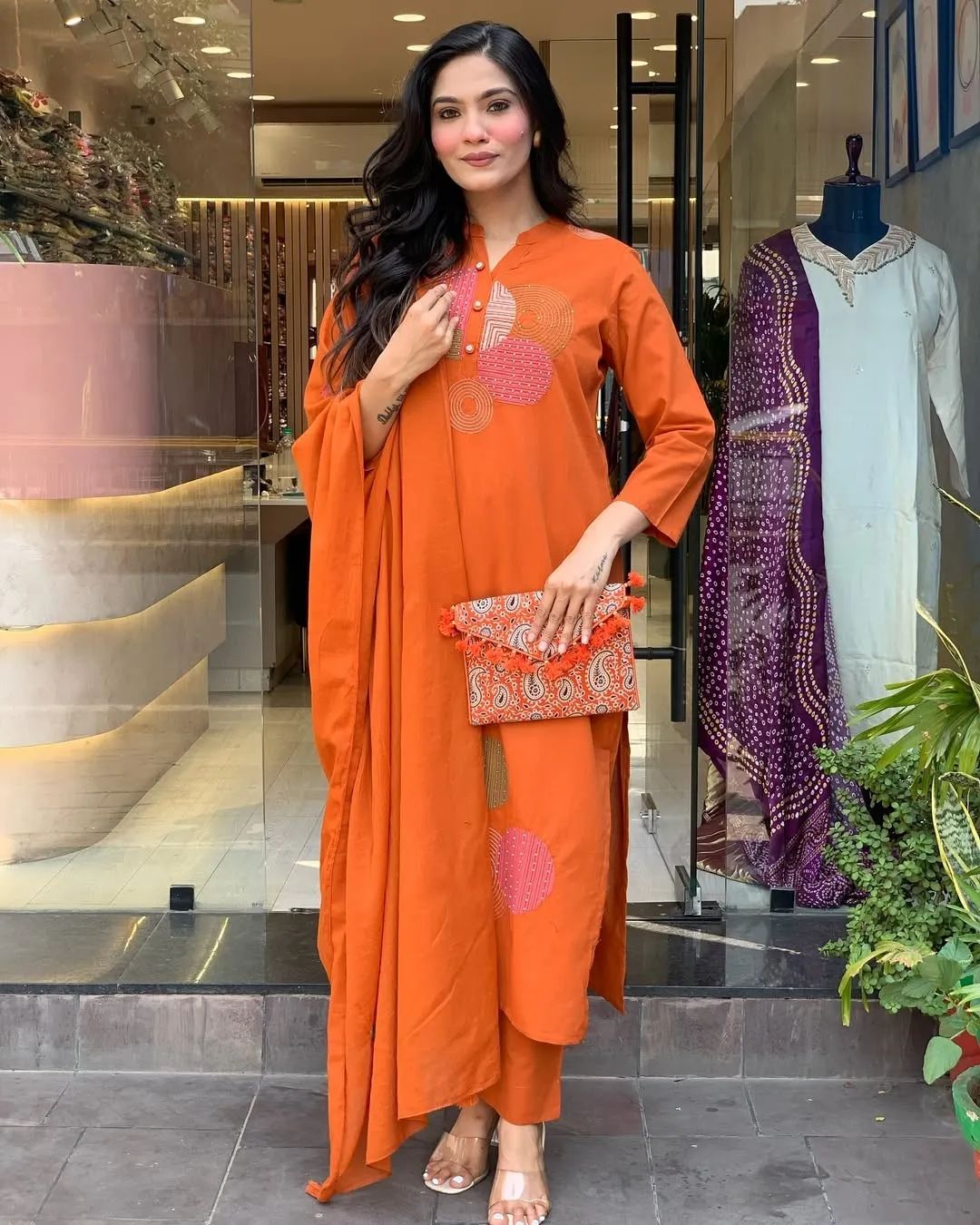 SunsetCharm Ethnic Suit