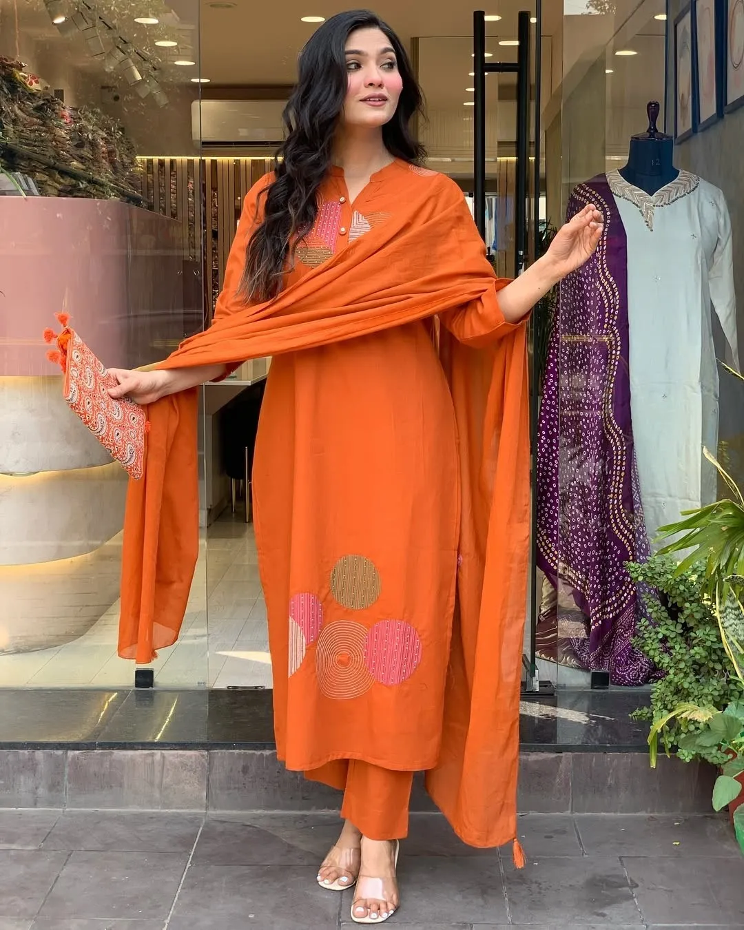 SunsetCharm Ethnic Suit