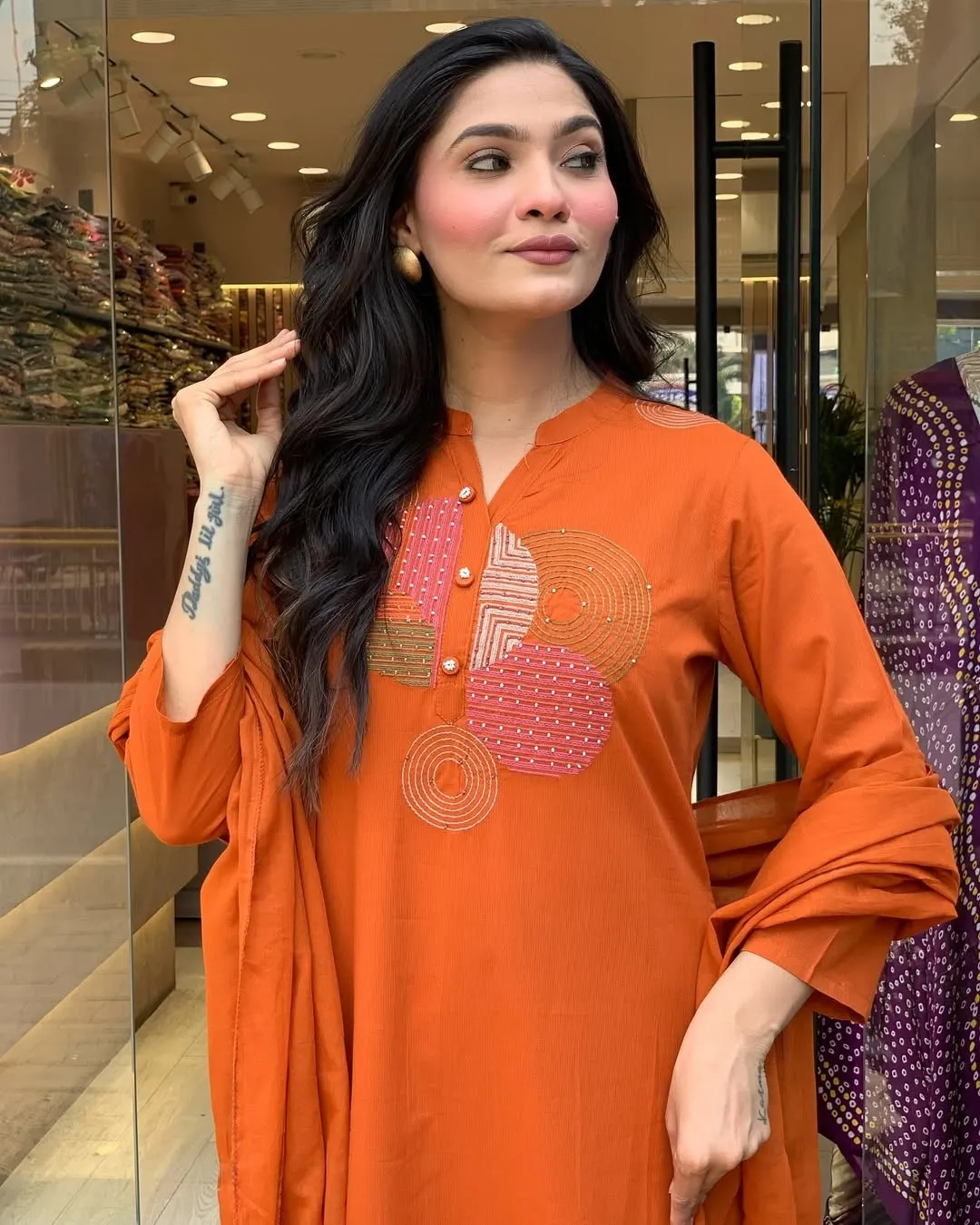 SunsetCharm Ethnic Suit
