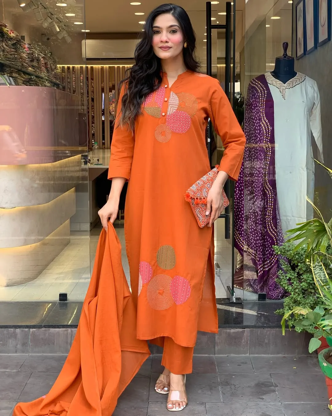 SunsetCharm Ethnic Suit