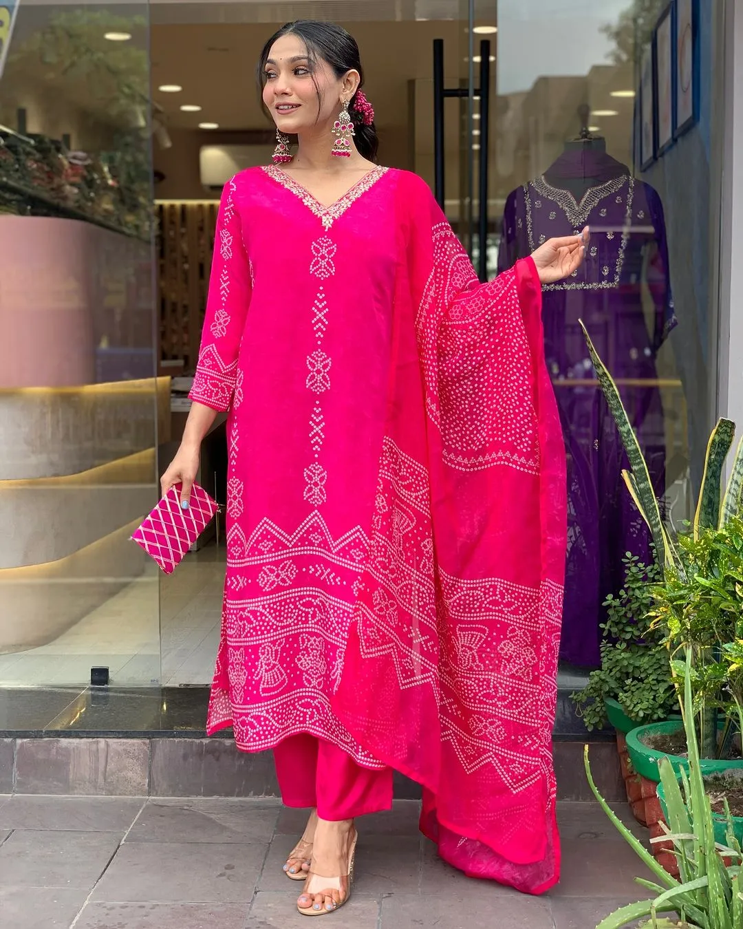 Pink Salt Gotapatti Salwar Suit Set
