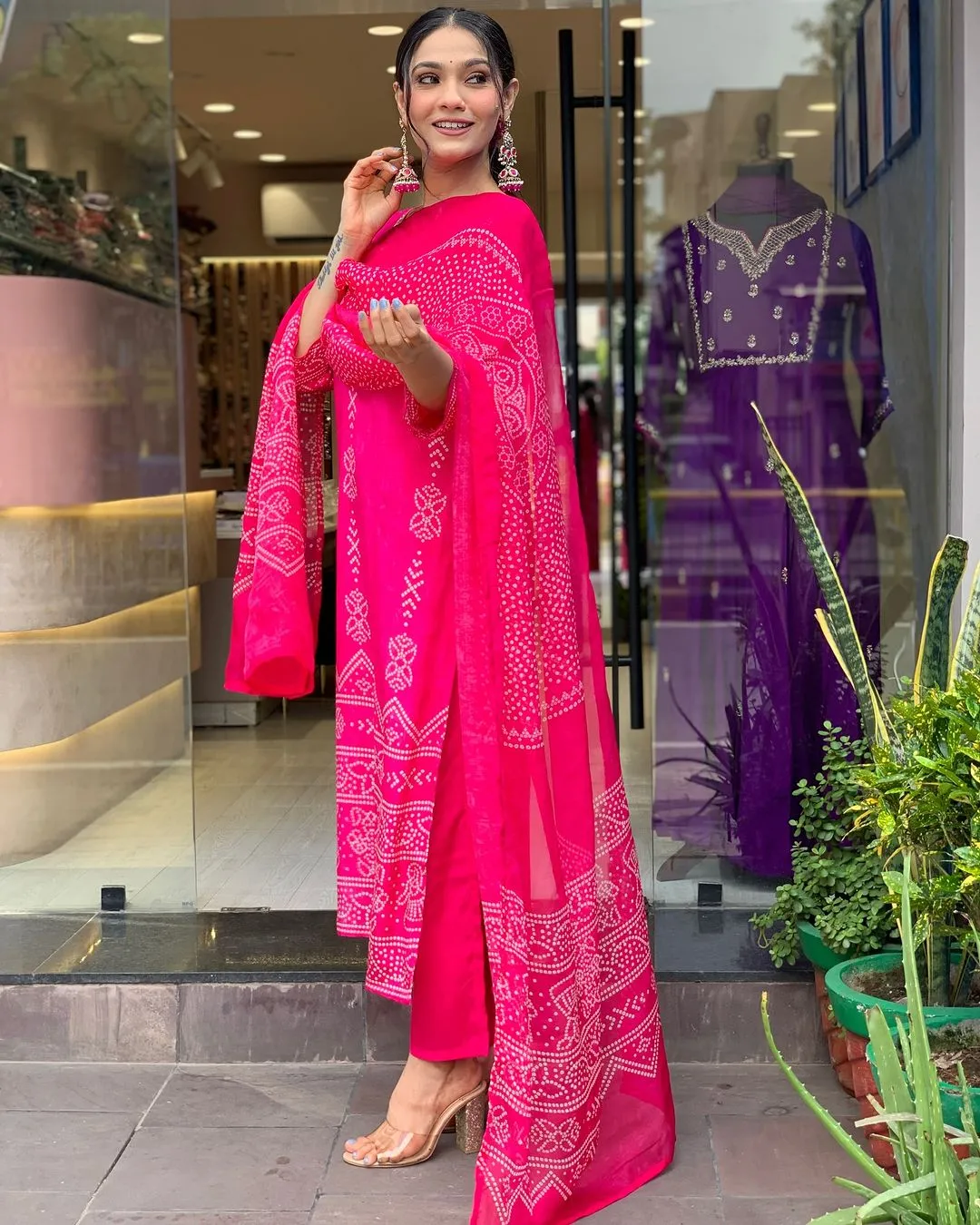 Pink Salt Gotapatti Salwar Suit Set