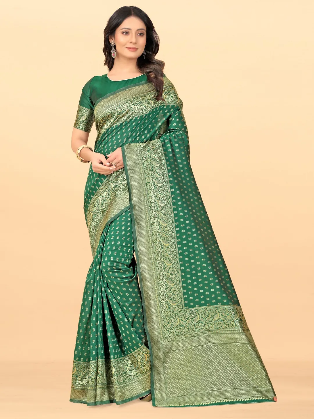 Banarasi Soft Silk Jacquard Zari Saree