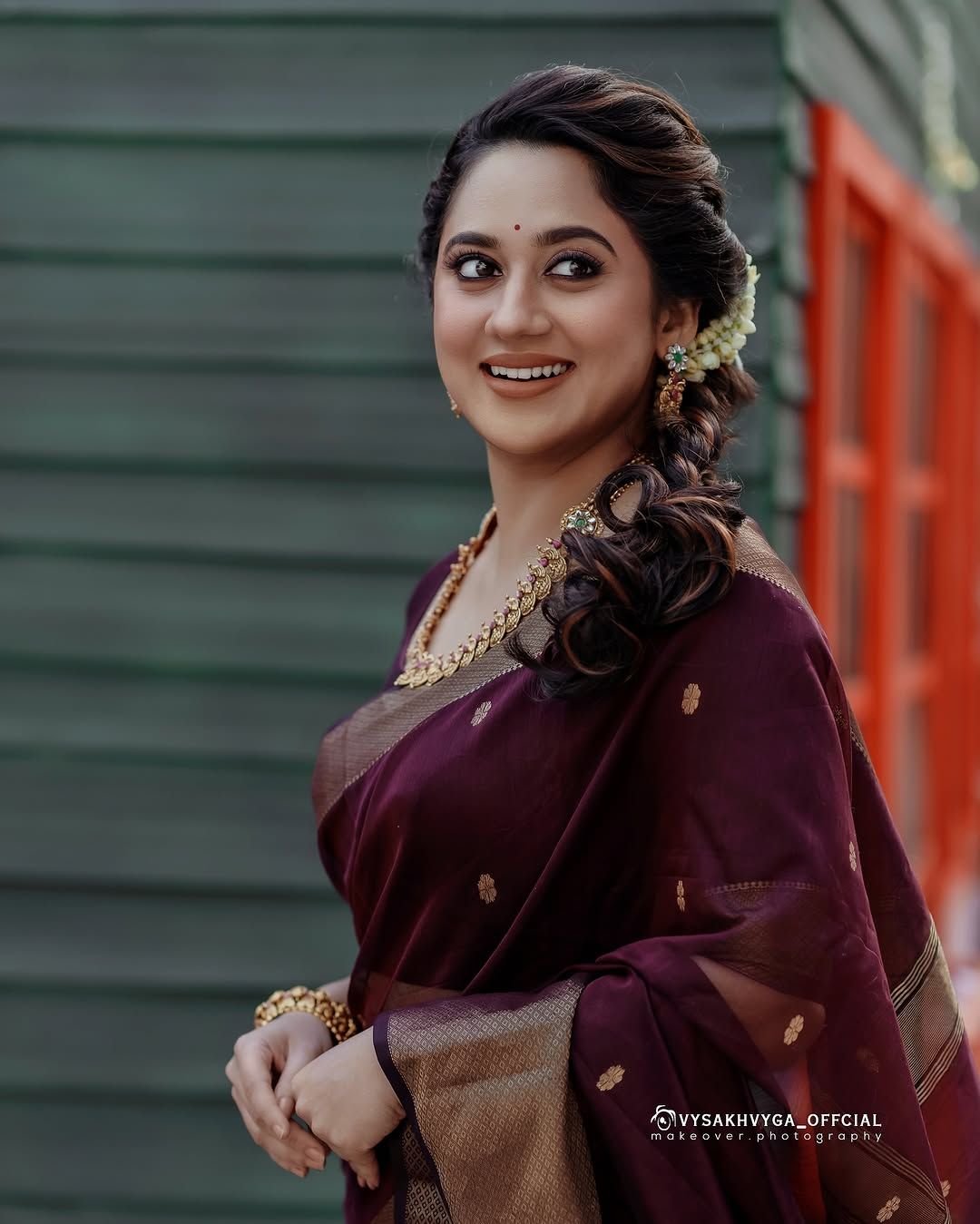 Maroon Banarasi Soft Silk Zari Weave Saree