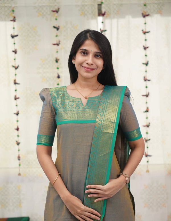 Kanchi Cotton Jacquard Kurti Dupatta Set