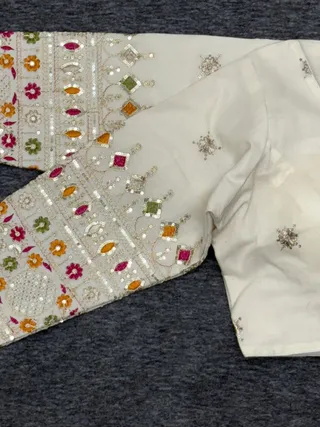 Classic Festive Wear Blouse for Stylish Saree Look