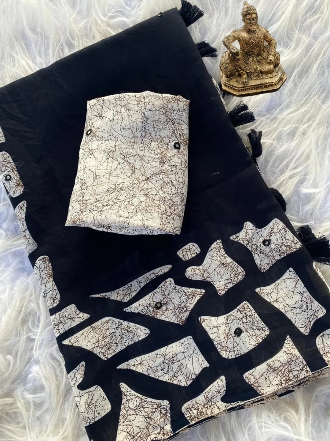Premium Black Georgette Saree For Party Wear