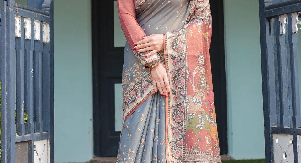 Why the Right Weight Changes the Drape in Saree Fall by Fabric