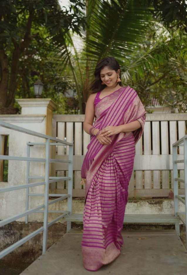 Lichi silk saree