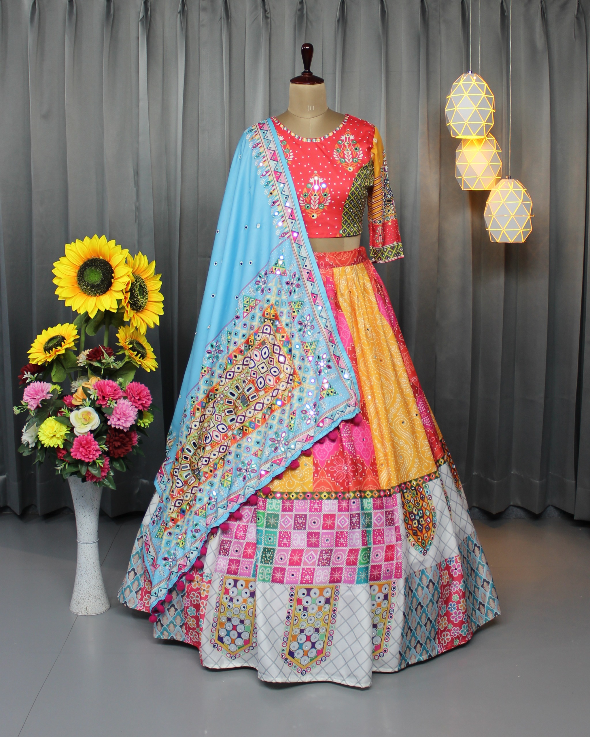 Silk lehenga