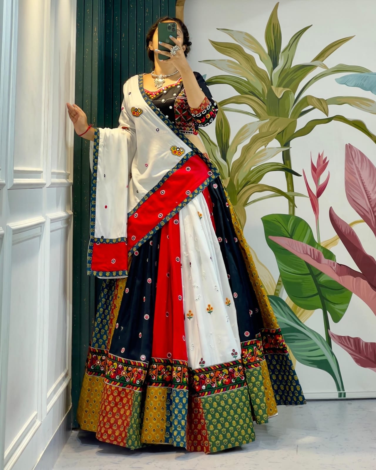 Multicolor lehenga for navratri