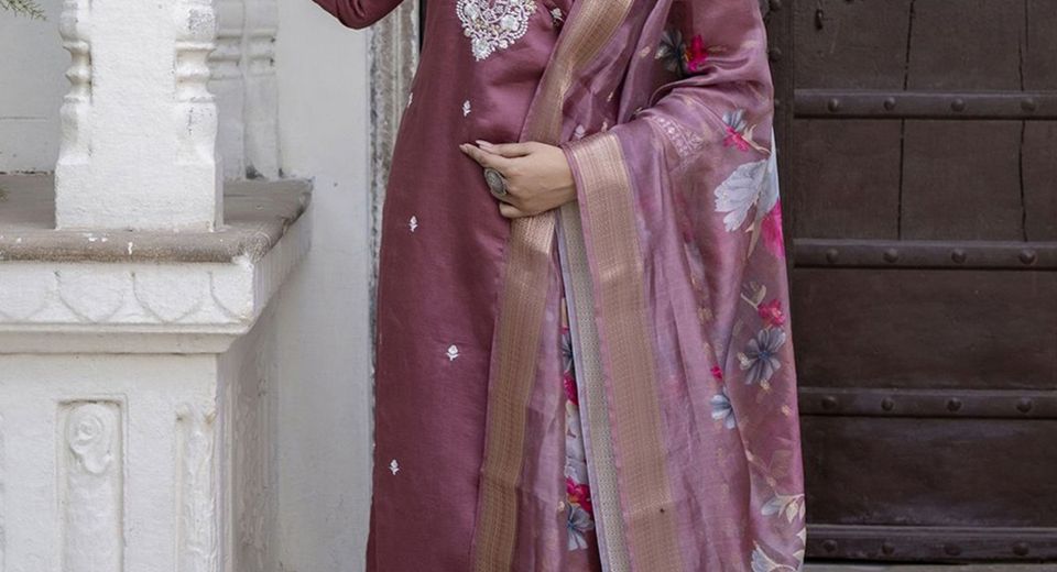 Chanderi Kurtis That Feel Festive Without Looking Overdressed