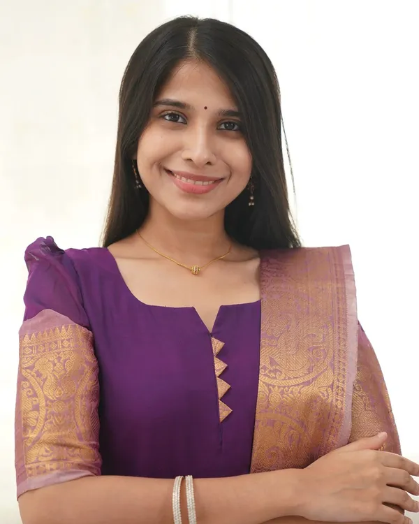 Purple Kanchi Cotton Kurti Set with Zari Dupatta