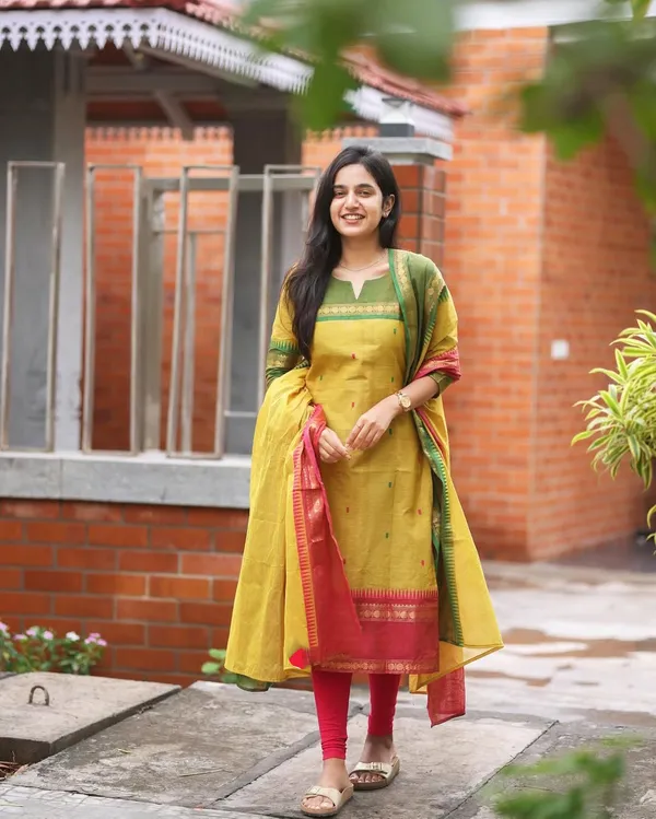 Yellow Royal Touch Kurti Set for Women