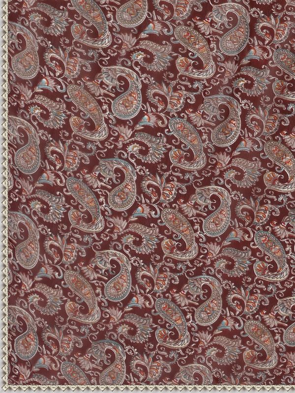 Maroon Printed Georgette Kurta Set with Dupatta Women