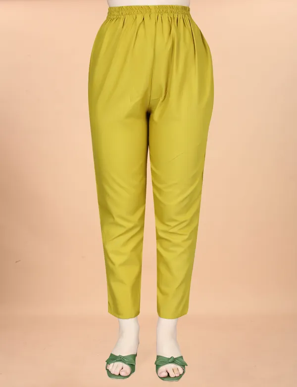 Mustard Embroidered Kurta Pant Dupatta Set for Women