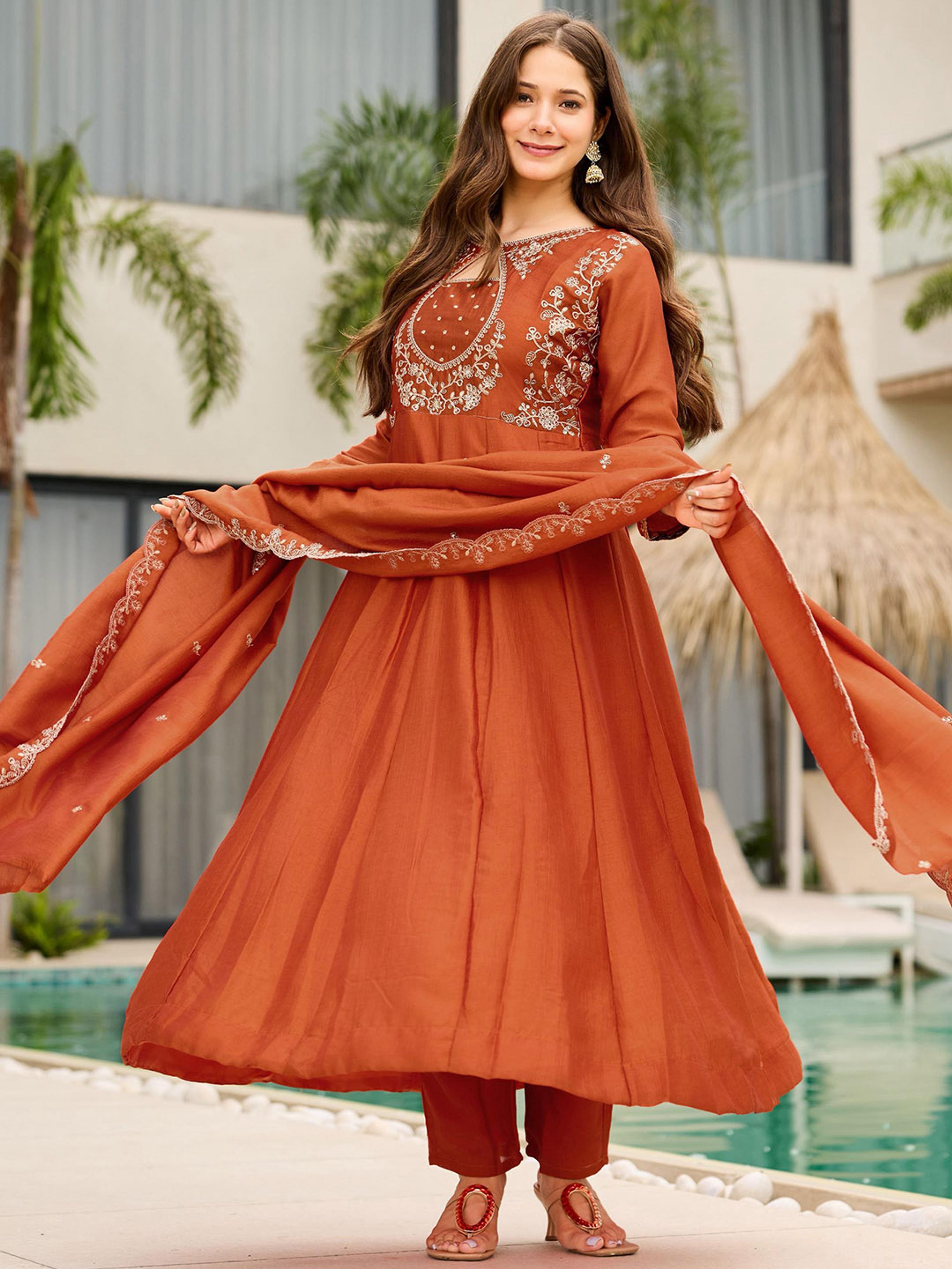 Rust anarkali