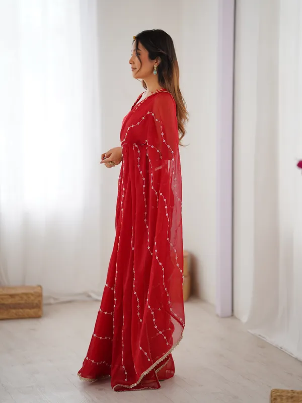 Heavy Sitara Fancy Saree for Wedding & Party Wear