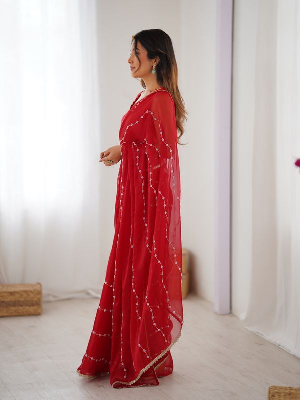Heavy Sitara Fancy Saree for Wedding & Party Wear