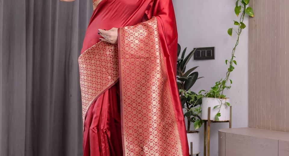 The Difference Between a Wedding Muhurtham Saree and Reception Saree, Made Simple