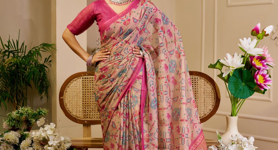 Arunachal Handloom-Inspired Saree Styling Guide for Modern Drapes
