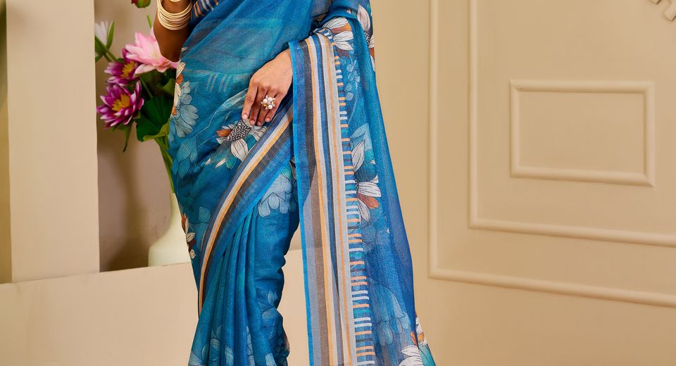 Why Fold Lines Become Permanent on Some Saree Fabrics