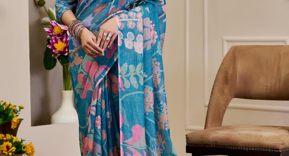 Tissue Sarees That Catch the Light Without Looking Overdone