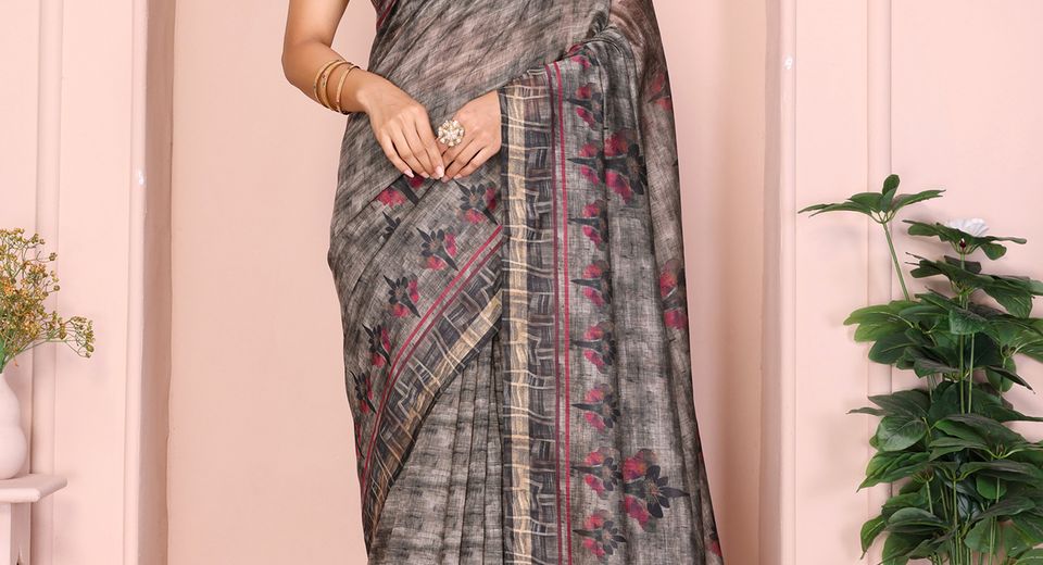 Chennai Summer Reception Look With Lighter Cotton Silk That Stays Elegant