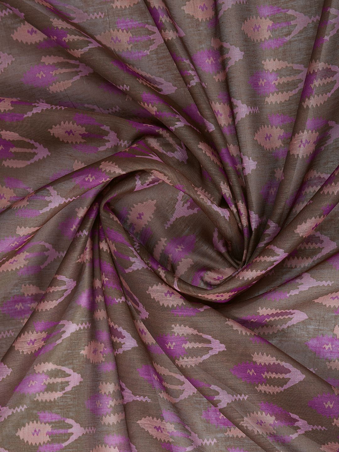 Buy Mauve Chanderi Cotton Woven Motif Saree For Her Styles!