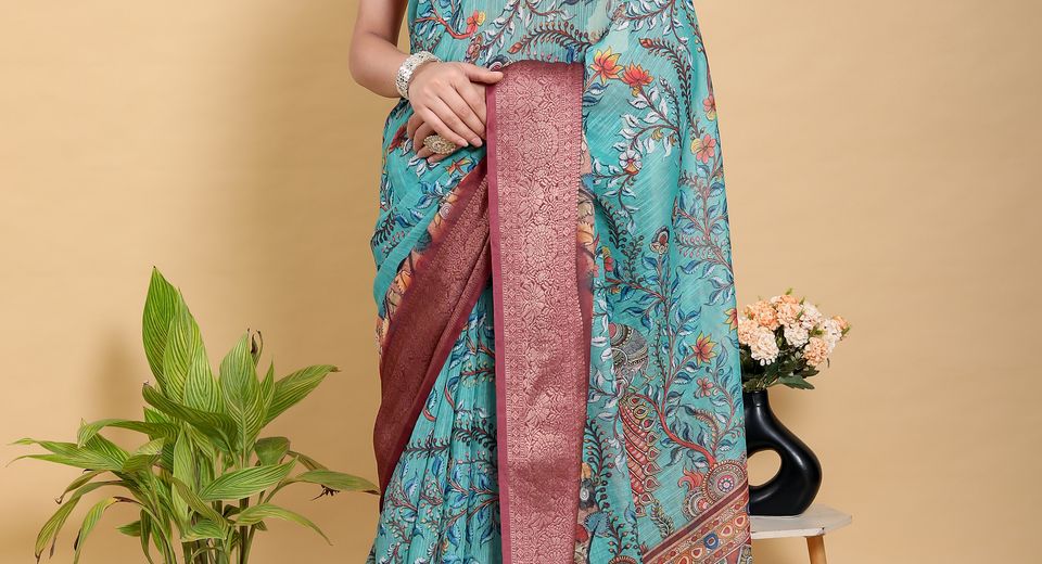 A Winter Reception Saree With a Jacket That Looks Intentional