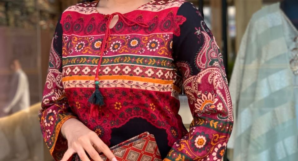 A Mother Daughter Ethnic Outfit Without Identical Prints Can Still Feel Connected
