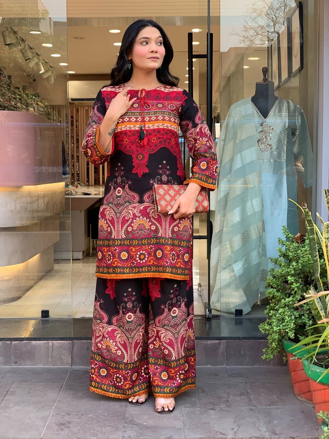 Printed Rayon Co Ord Set for Women Online | Varnavi