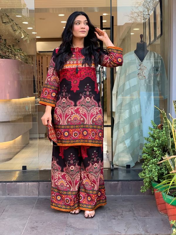 Printed Rayon Co Ord Set for Women Online | Varnavi
